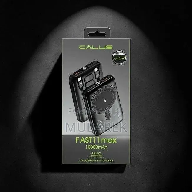 CALUS FAST 11 Max Mini Slim Portable Charger – 22.5W PD Fast Charging