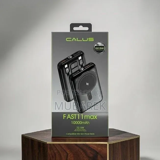Snap, Charge Go! CALUS 15W Magnetic Wireless 10000mAh Charger