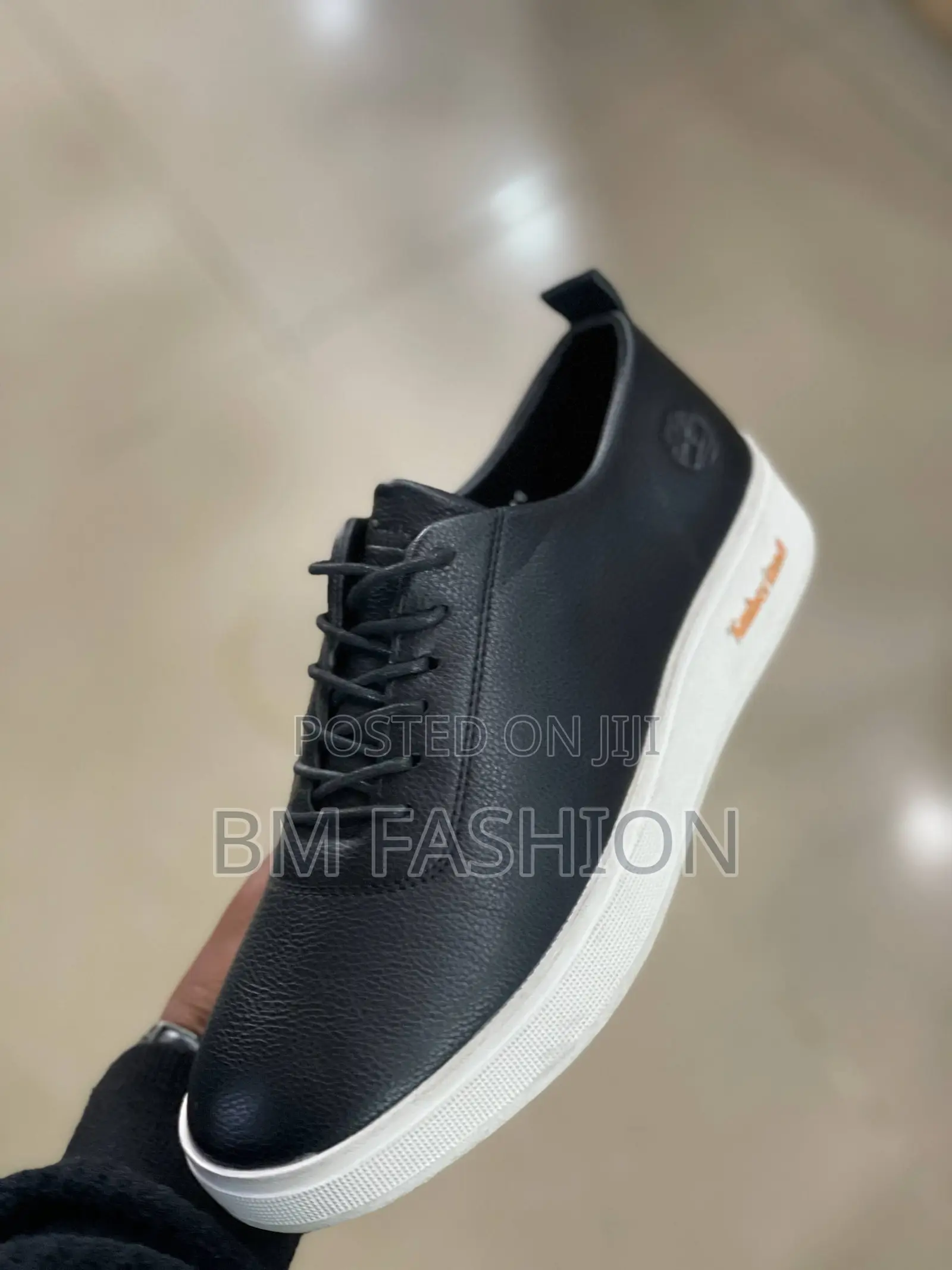 Timberland Mens Quality Black Flat Shoes