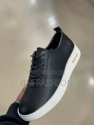 Timberland Mens Quality Black Flat Shoes