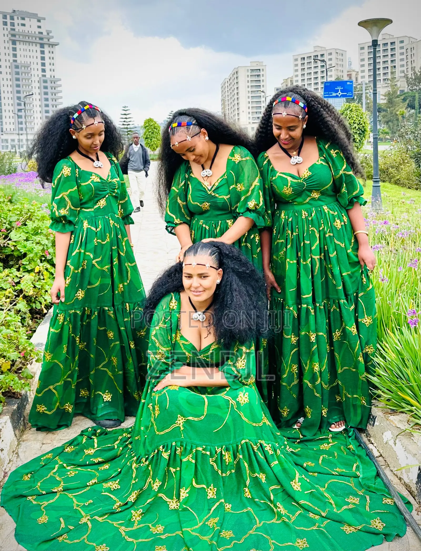 Reen Ashenda 2018 EC Singer Chiffon Dress | Zenbil Chiffon Ethiopia