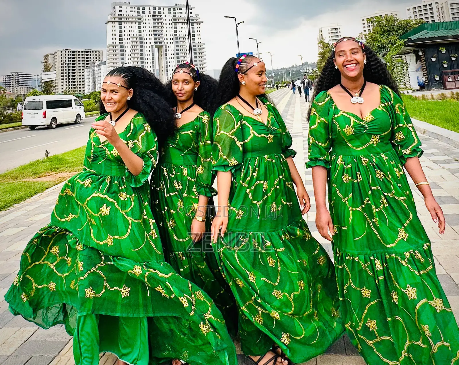 Reen Ashenda 2018 EC Singer Chiffon Dress | Zenbil Chiffon Ethiopia