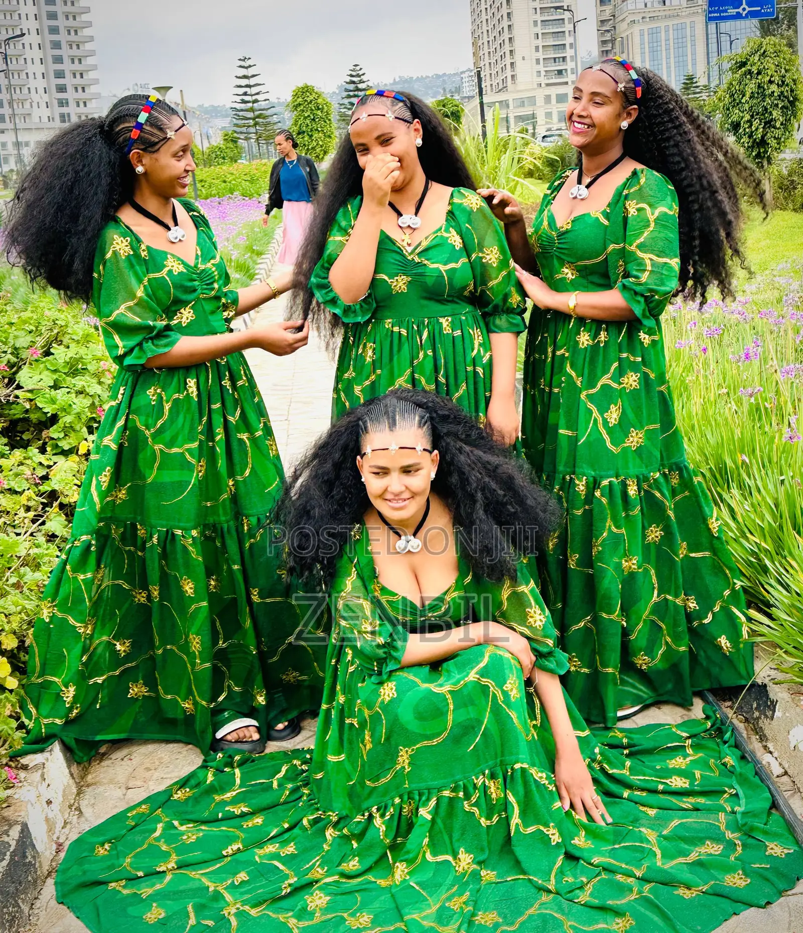 Reen Ashenda 2018 EC Singer Chiffon Dress | Zenbil Chiffon Ethiopia
