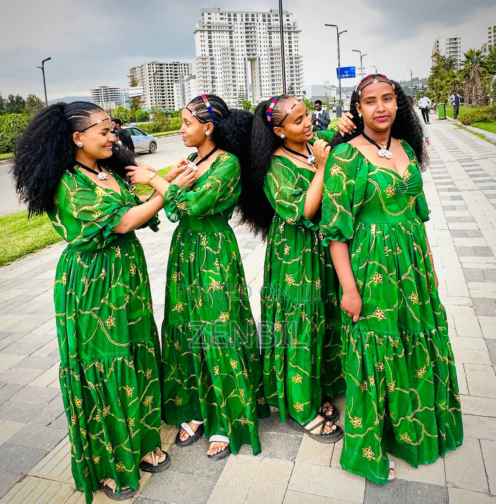 Reen Ashenda 2018 EC Singer Chiffon Dress | Zenbil Chiffon Ethiopia