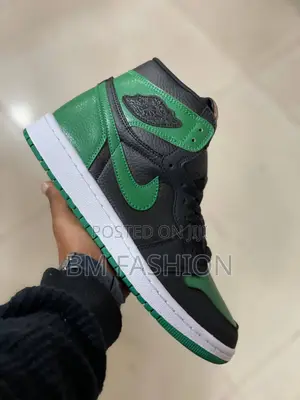 Air Jordan 1 Multicolor Green X BlackX White