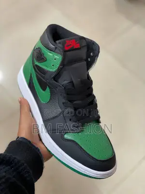 Air Jordan 1 Multicolor Green X BlackX White