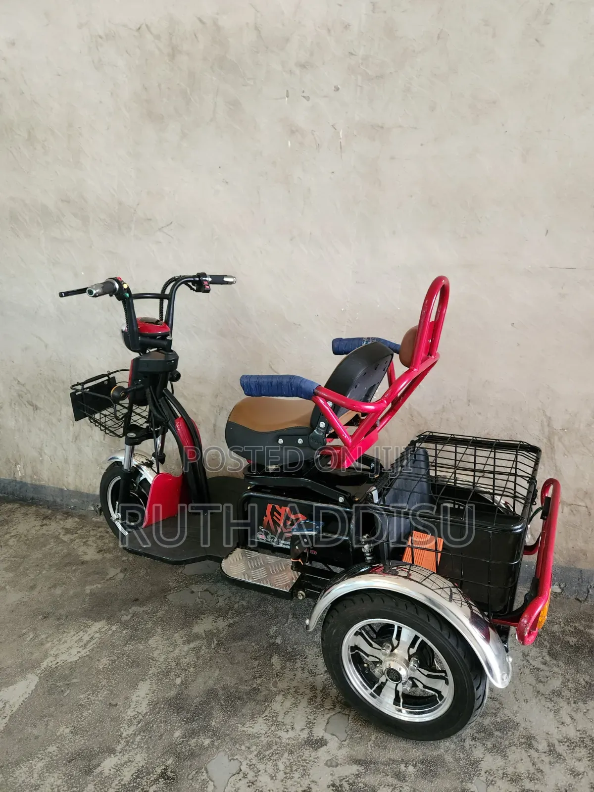 Best Open-Body 48v Electric Tricycle Bike 60v Two-Seater Wheelchair
