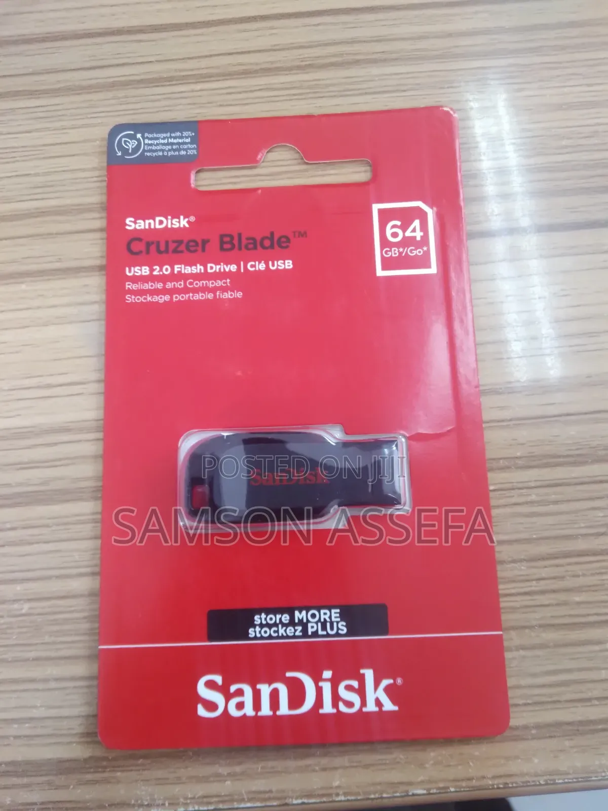 SanDisk Cruzer Blade 64GB USB Flash Drive