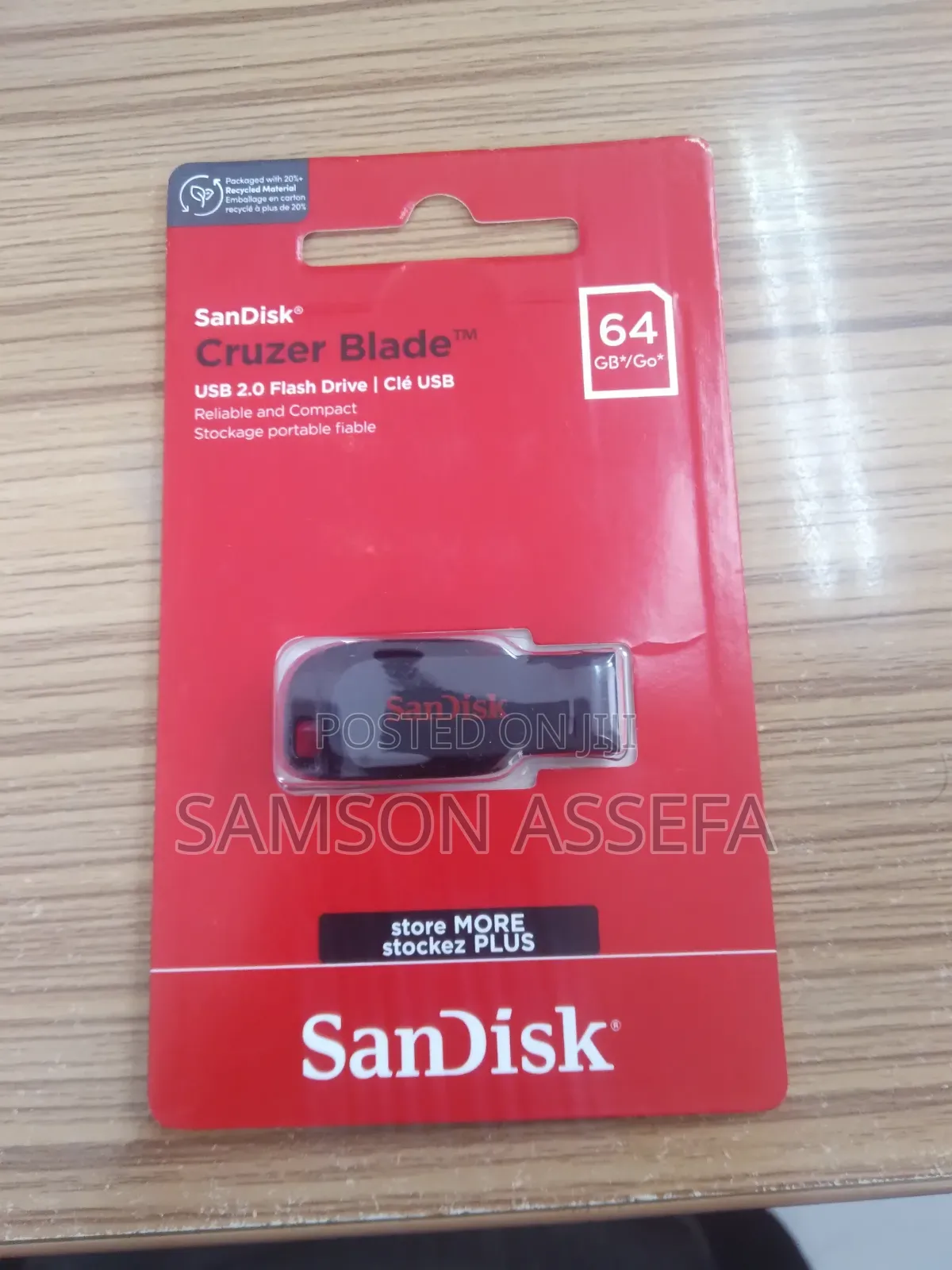 SanDisk Cruzer Blade 64GB USB Flash Drive