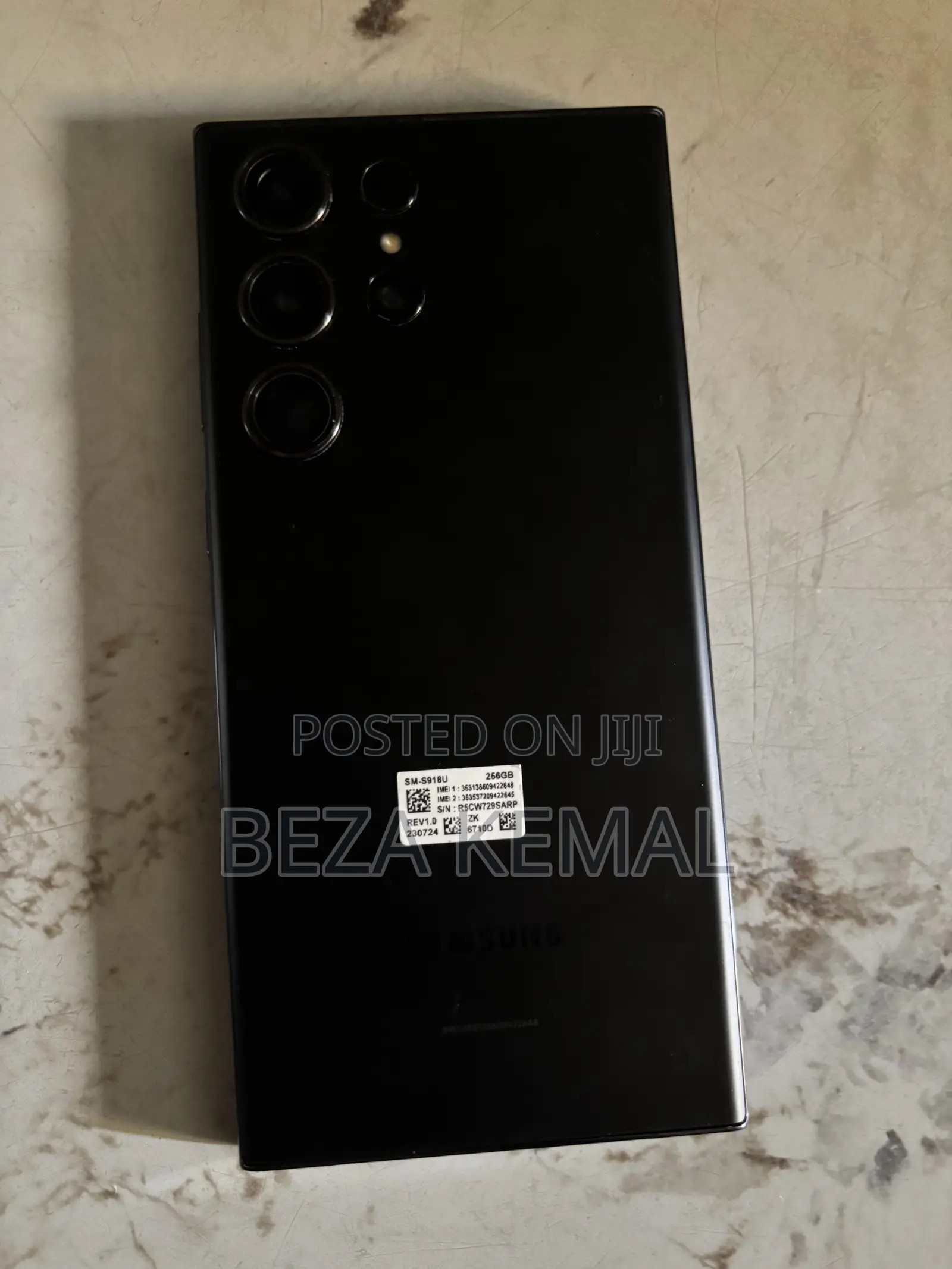 Samsung Galaxy S23 Ultra 256 GB Black
