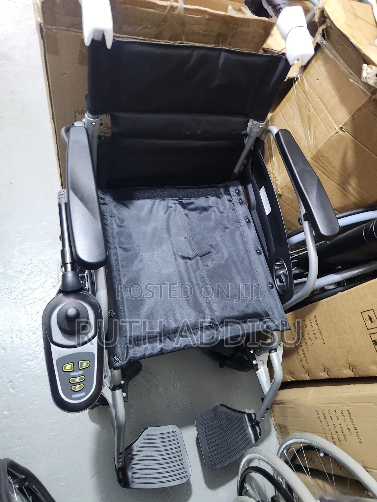 EeZeeGo-LW2 Lightweight Folding Electric Wheelchair Hire Wheelchair