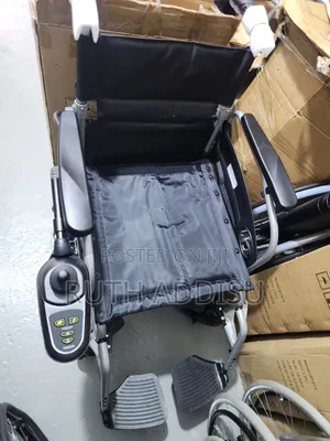 EeZeeGo-LW2 Lightweight Folding Electric Wheelchair Hire Wheelchair