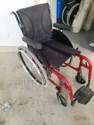 Red Quickie2 Folding Manual Wheelchair One Owner Wheelchair Medical