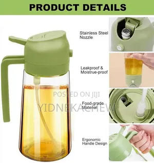 2 in 1 Oil Dispenser Spray Bottle