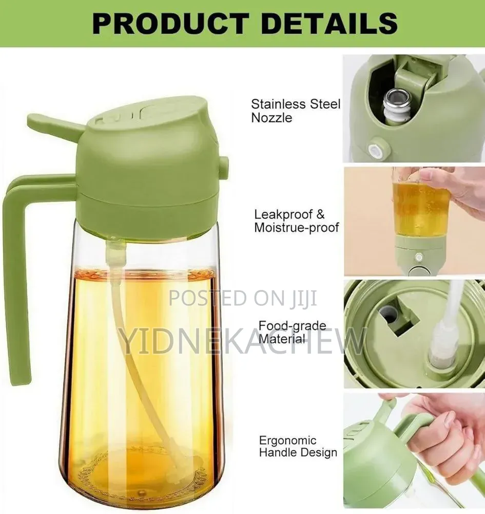 2 in 1 Oil Dispenser Spray Bottle