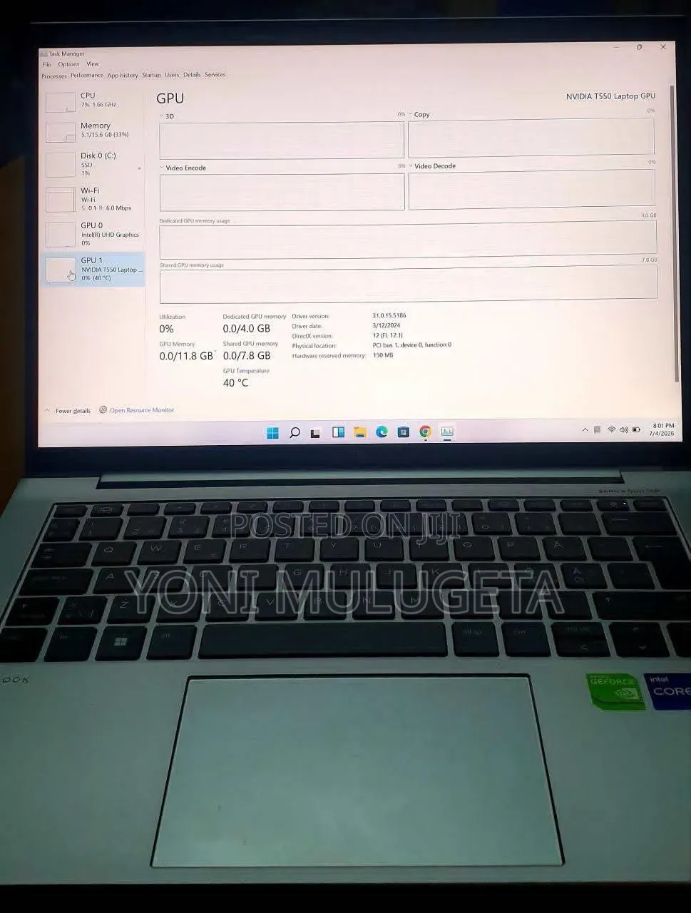 Laptop HP ZBook Firefly G9 16GB Intel Core i7 SSD 512GB