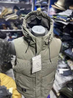 "The Peace" Hooded Puffer Vest: