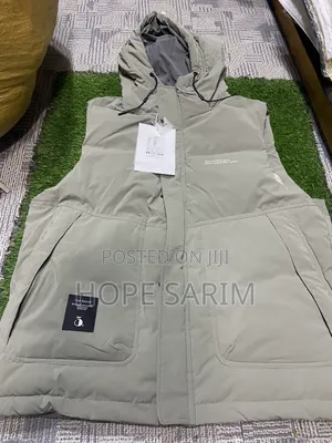 "The Peace" Hooded Puffer Vest: