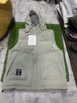 "The Peace" Hooded Puffer Vest: