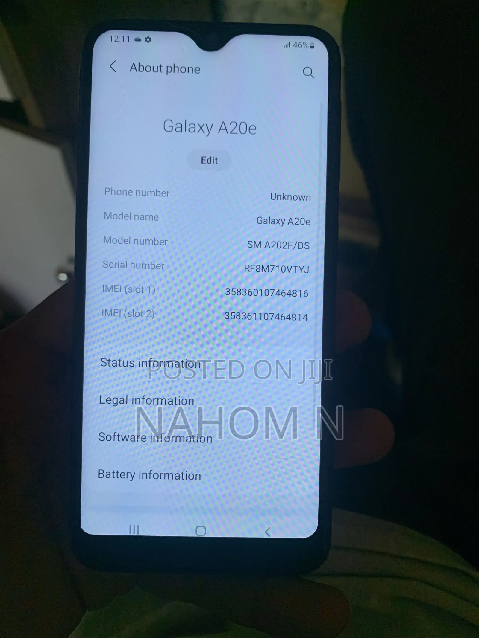 Samsung Galaxy A20e 32 GB Black