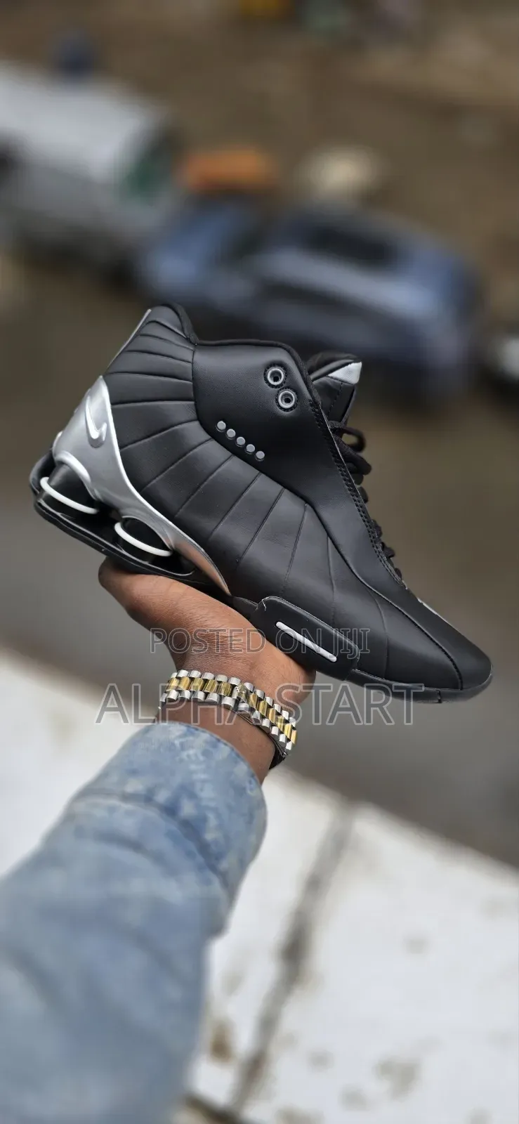 Nike Shox BB4 High Master Quality Smooth Sneakers Made in Vietnam