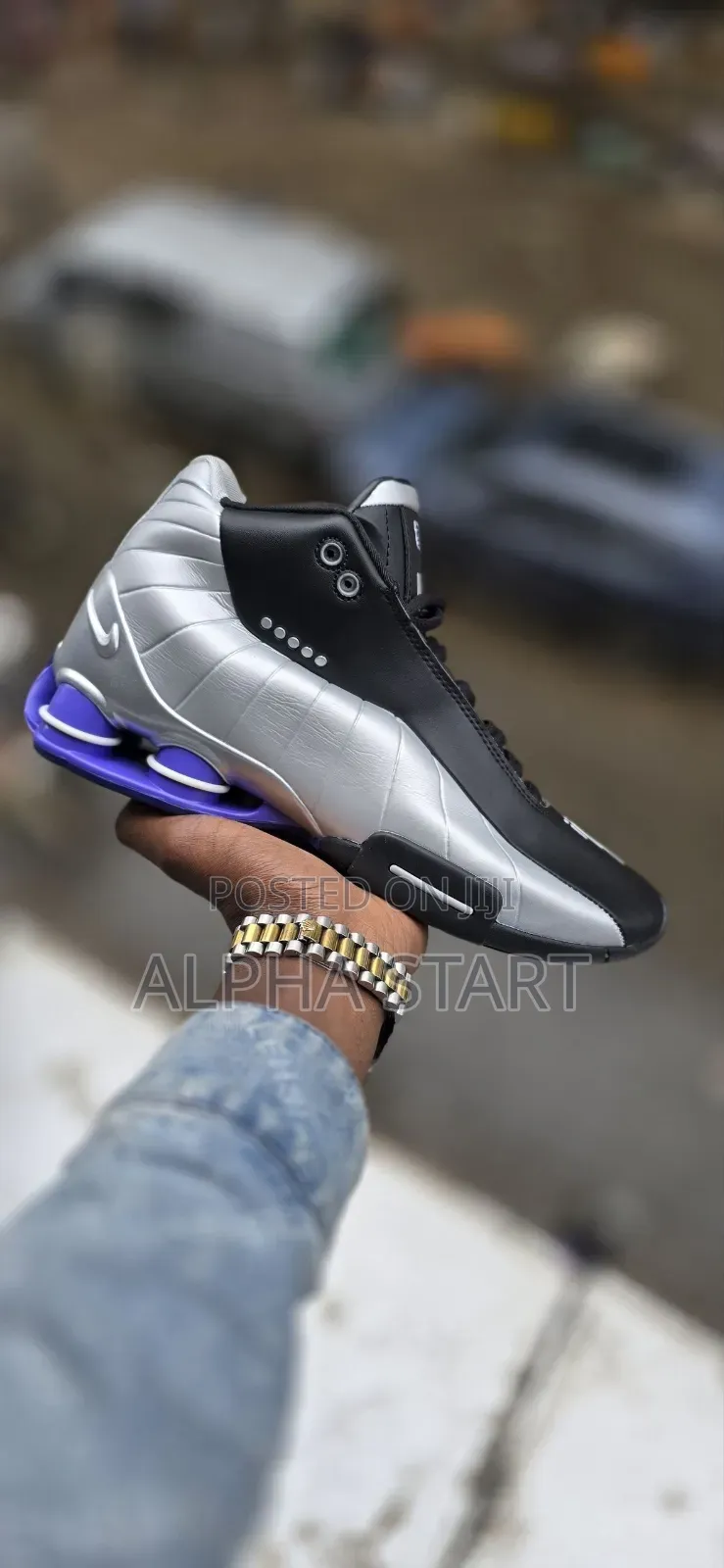 Nike Shox BB4 High Master Quality Smooth Sneakers Made in Vietnam