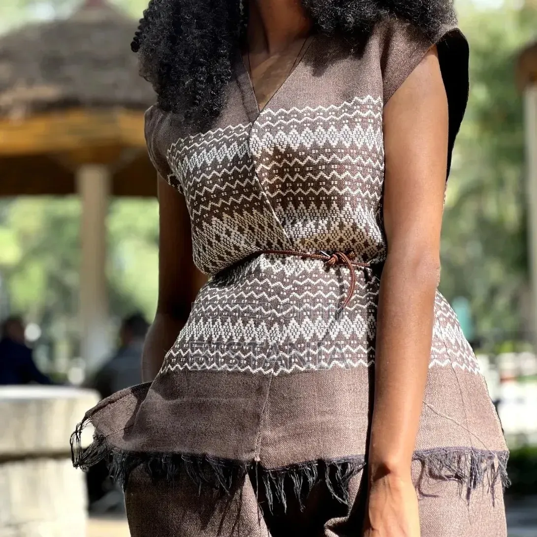 Women's v-Neck Top With Pants Set