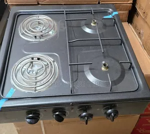 Kumtel ባለ 4-ምድጃ 2 Electric /2 ሲሊንደር Stove/ Free Delivery