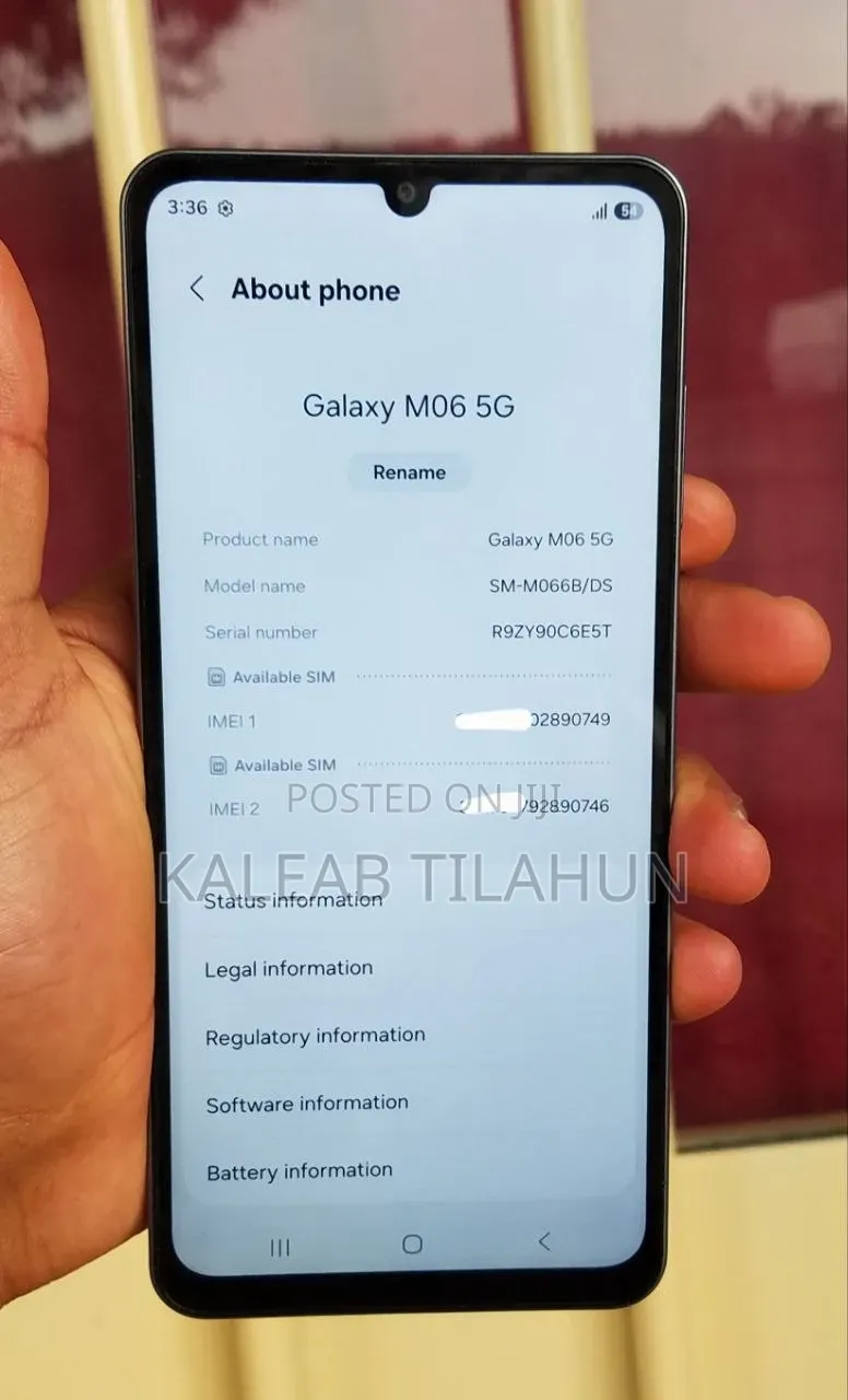 Samsung Galaxy M06 5G 128 GB Gray