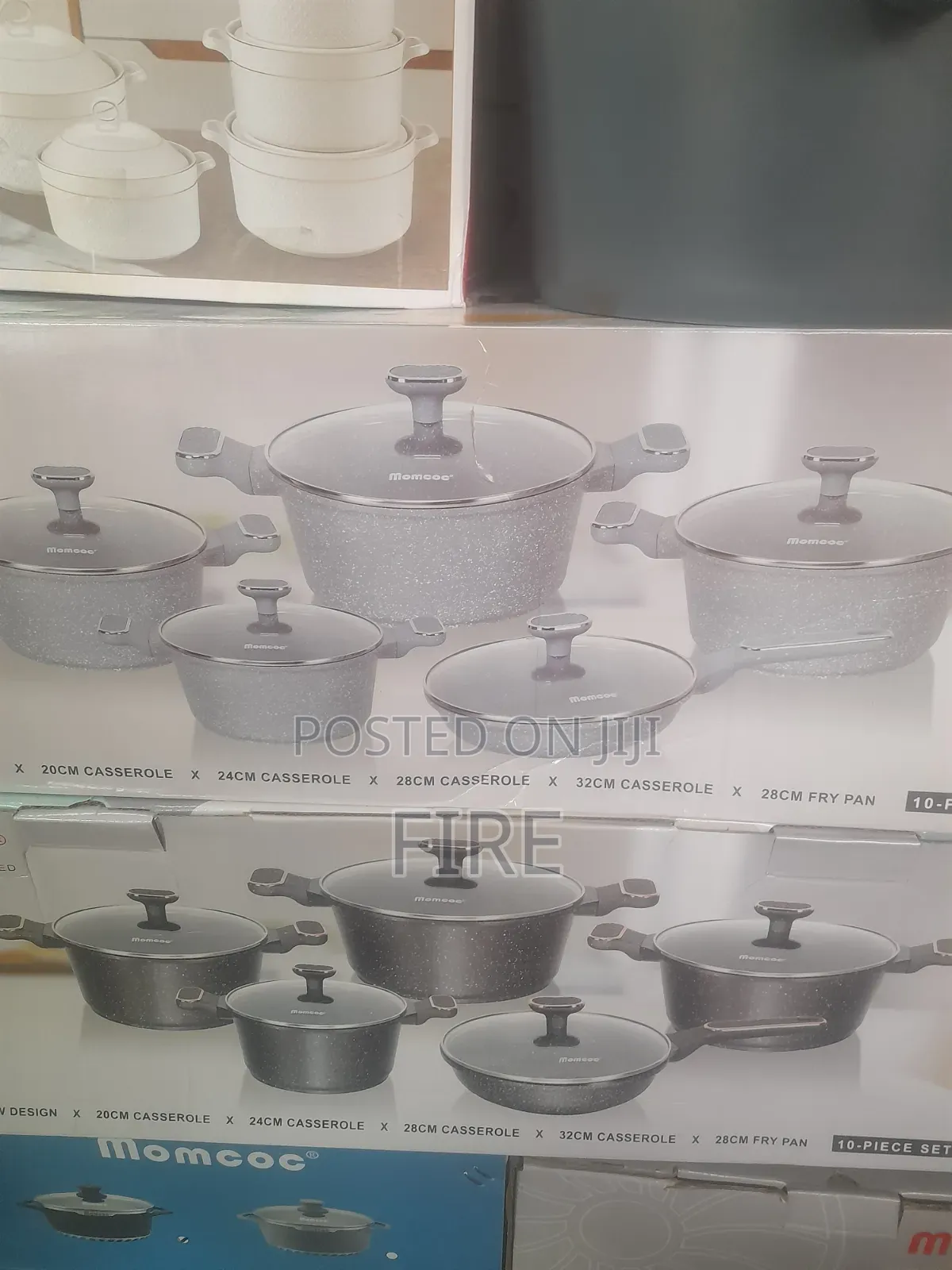 ኦሪጅናል Momcoc የግራናይት ድስት እና መጥበሻ ስብስብ