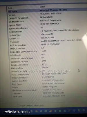 Laptop HP Pavilion x360 14 8GB Intel Core i3 HDD 128GB