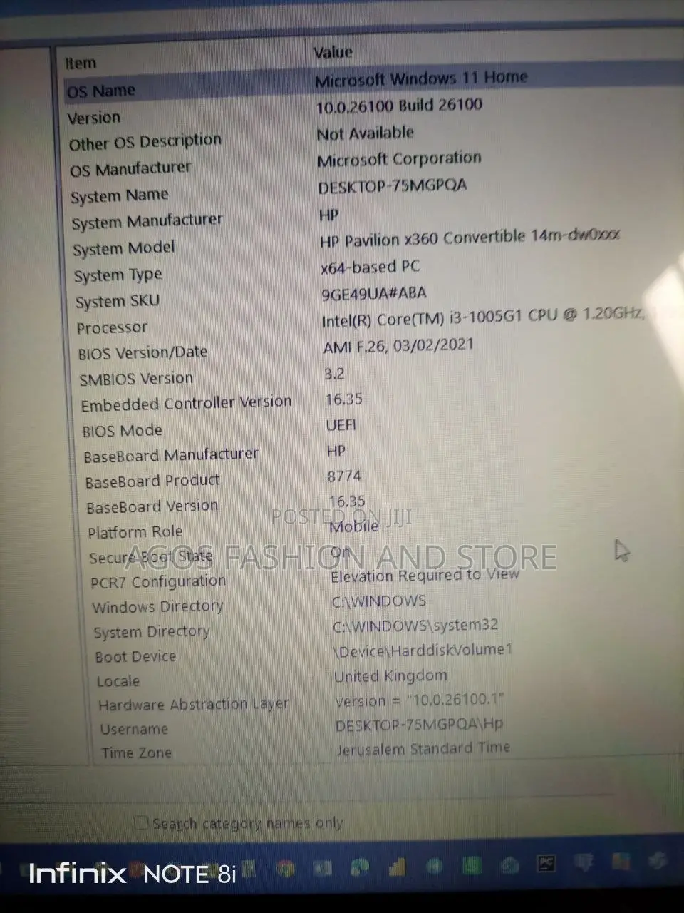 Laptop HP Pavilion x360 14 8GB Intel Core i3 HDD 128GB