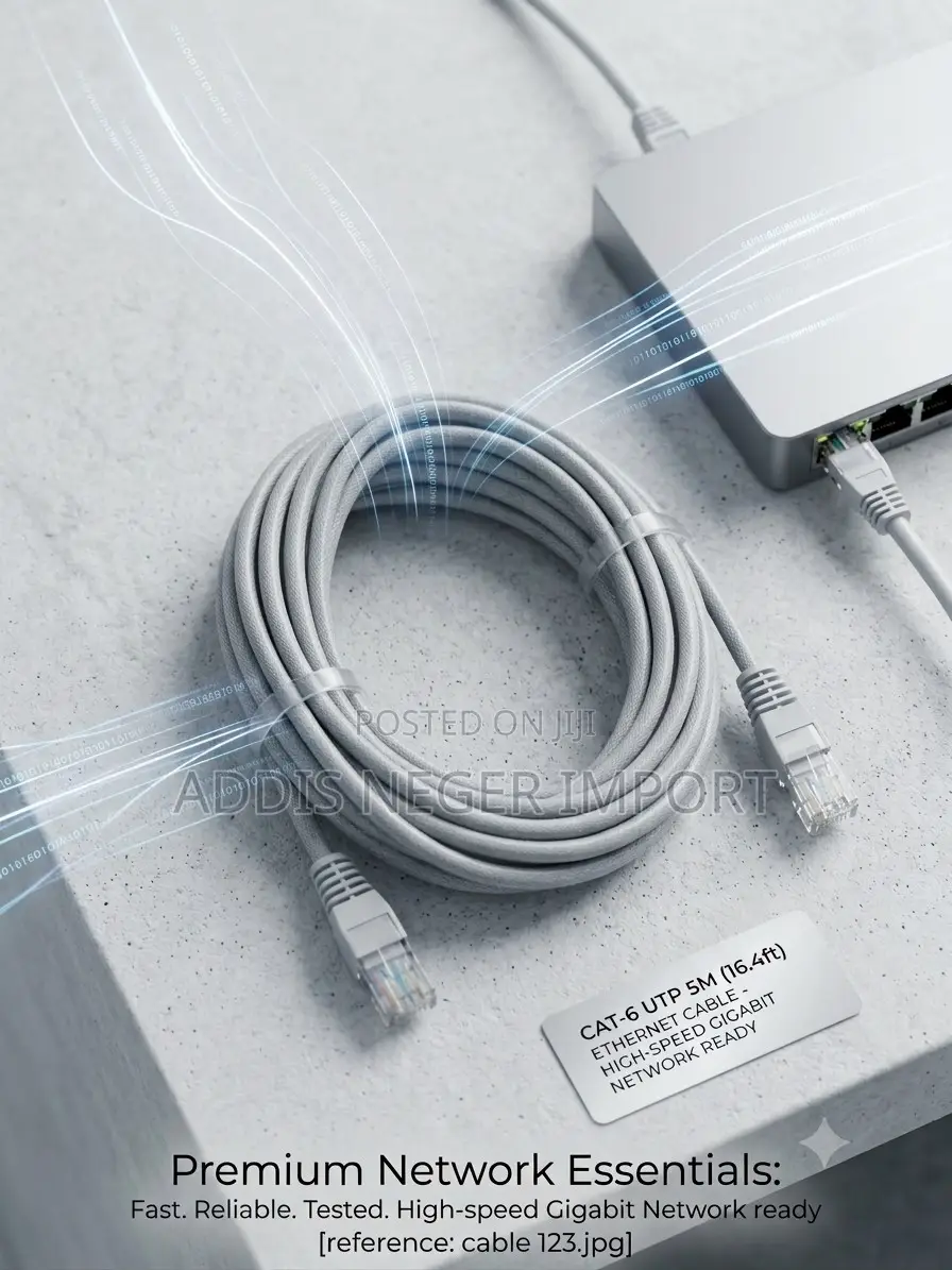 Cat-6 Utp 5m Ethernet Cable