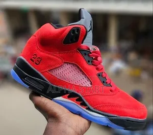 Jordan 5 Retro High Master Quality Red White Color Made in Vietna