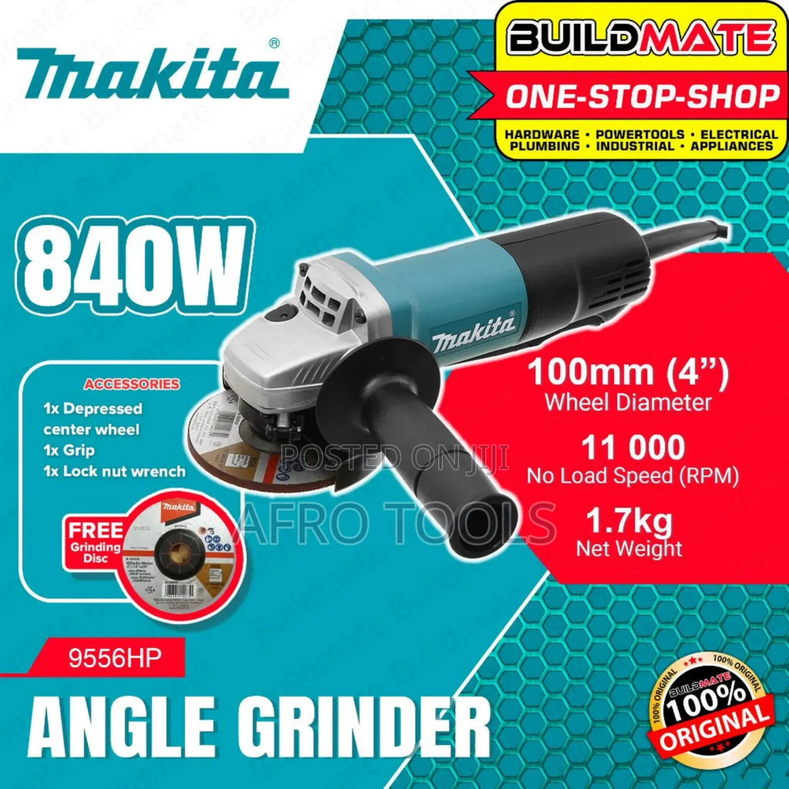 Makita 840W Electrical Grinder
