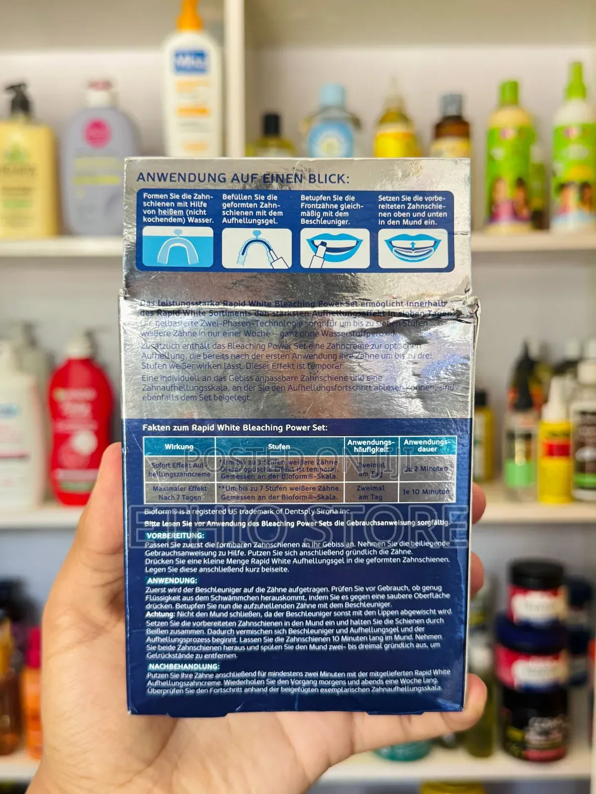 Rapid White Bleaching Power Set