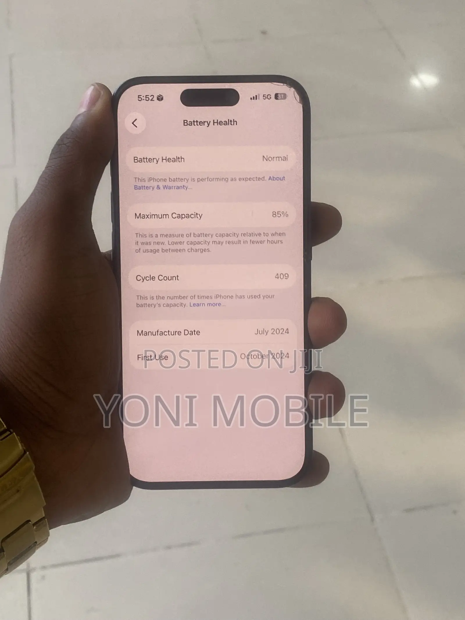 Apple iPhone 15 Pro 128 GB Black