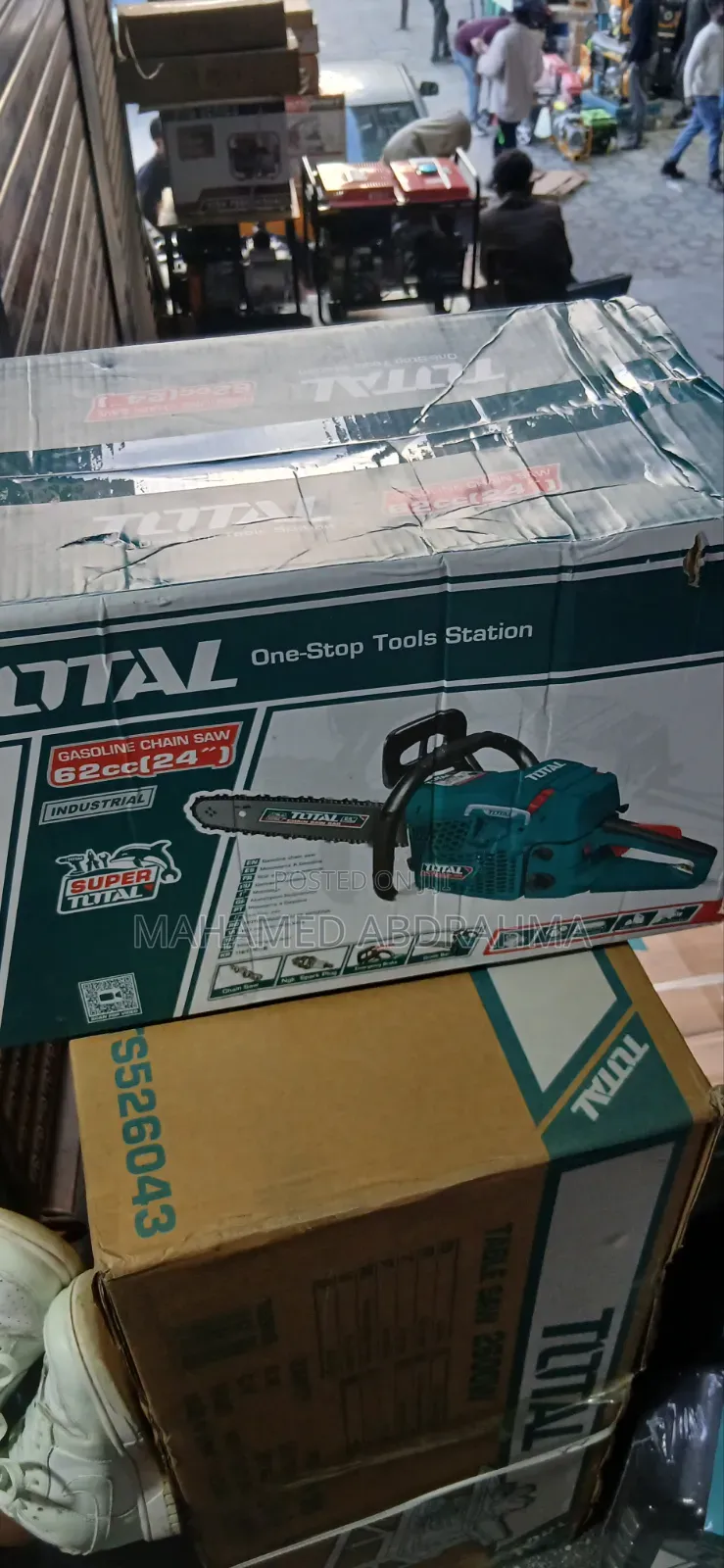 Total Gasoline Chain Saw 62cc("24" )
