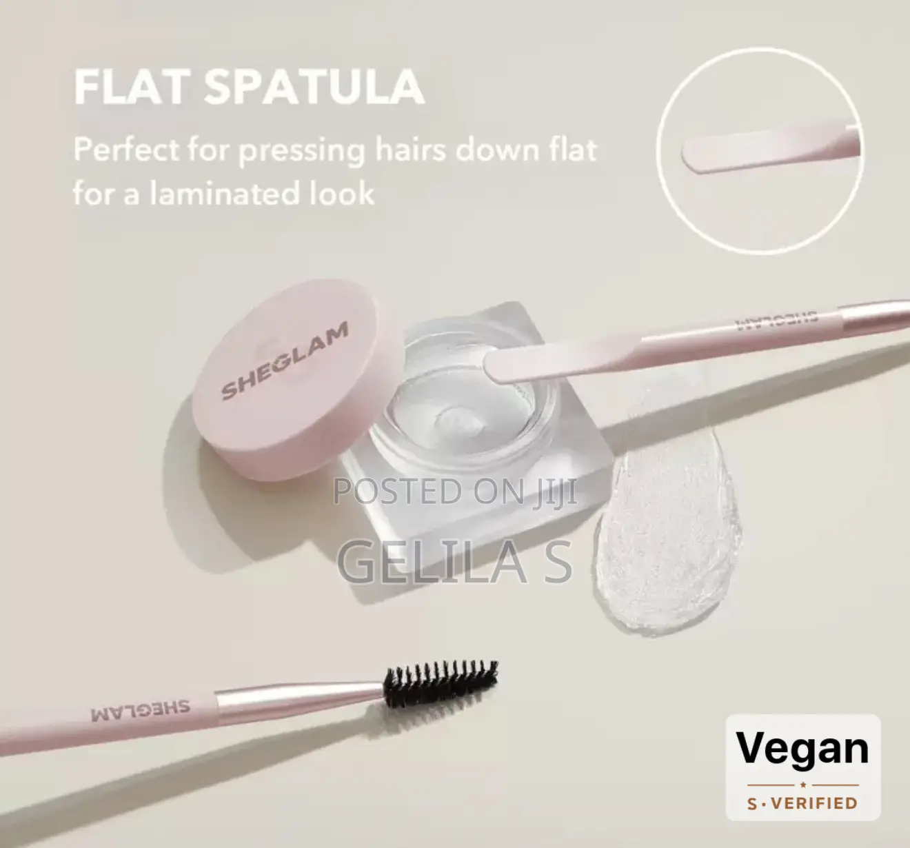 SHEGLAM Set Me Up Brow Hold-Crystal Clear Brow Pomade Brand Makeup