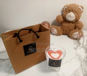 Heart Shape Glass Candle