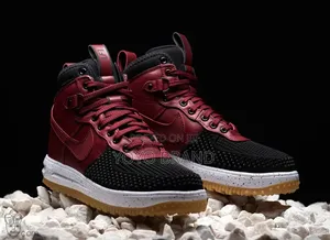 Nike Lunar Force 1 Duckboot Sneakers Blak Team Red