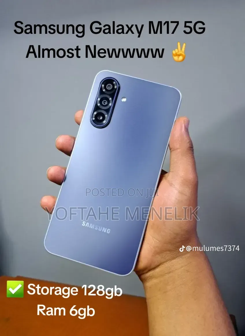 New Samsung Galaxy M17 5G 128 GB Blue