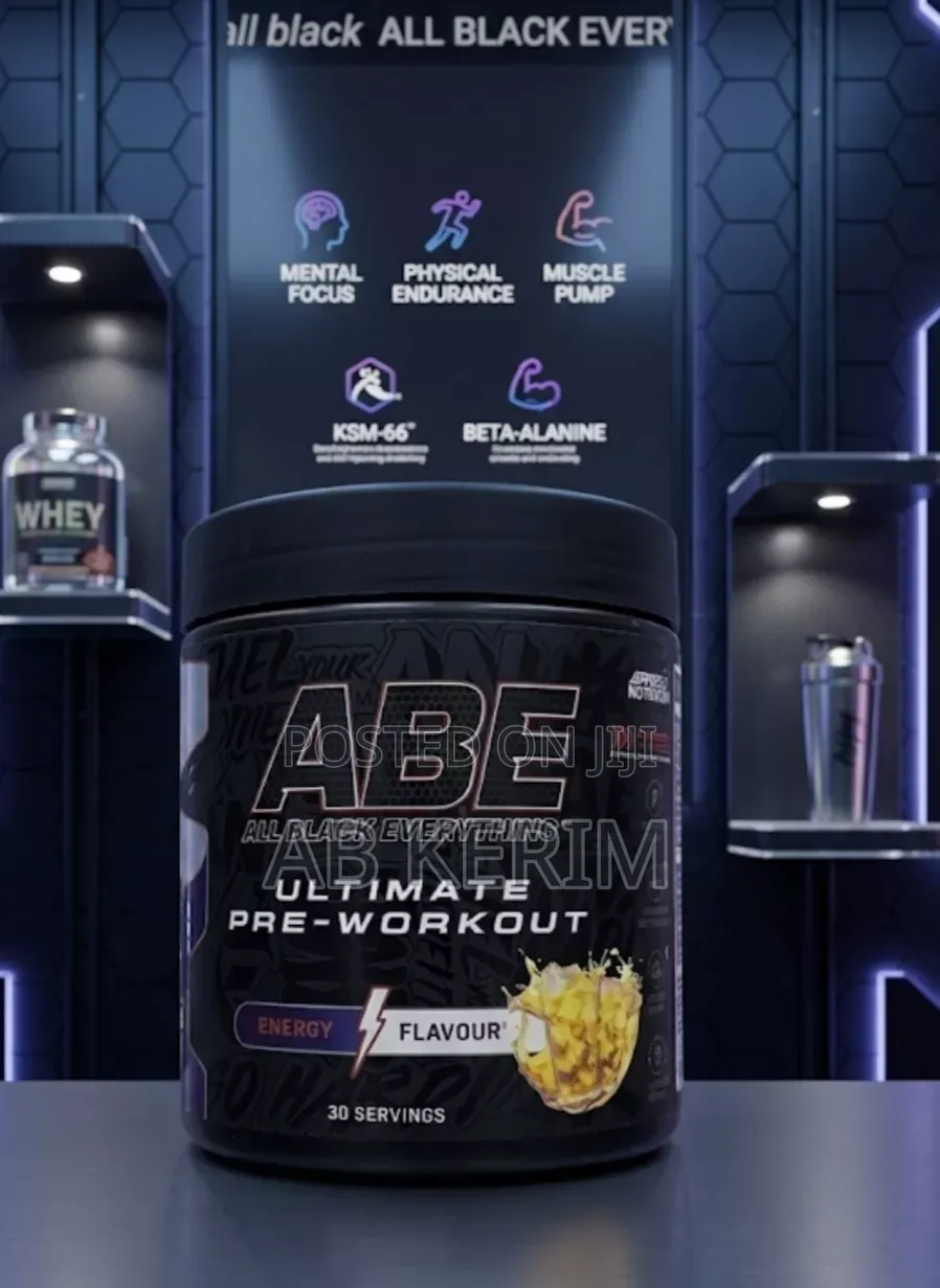 ABE Pre Workout Energy Booster – 30 Servings High Intensity Gym Powder