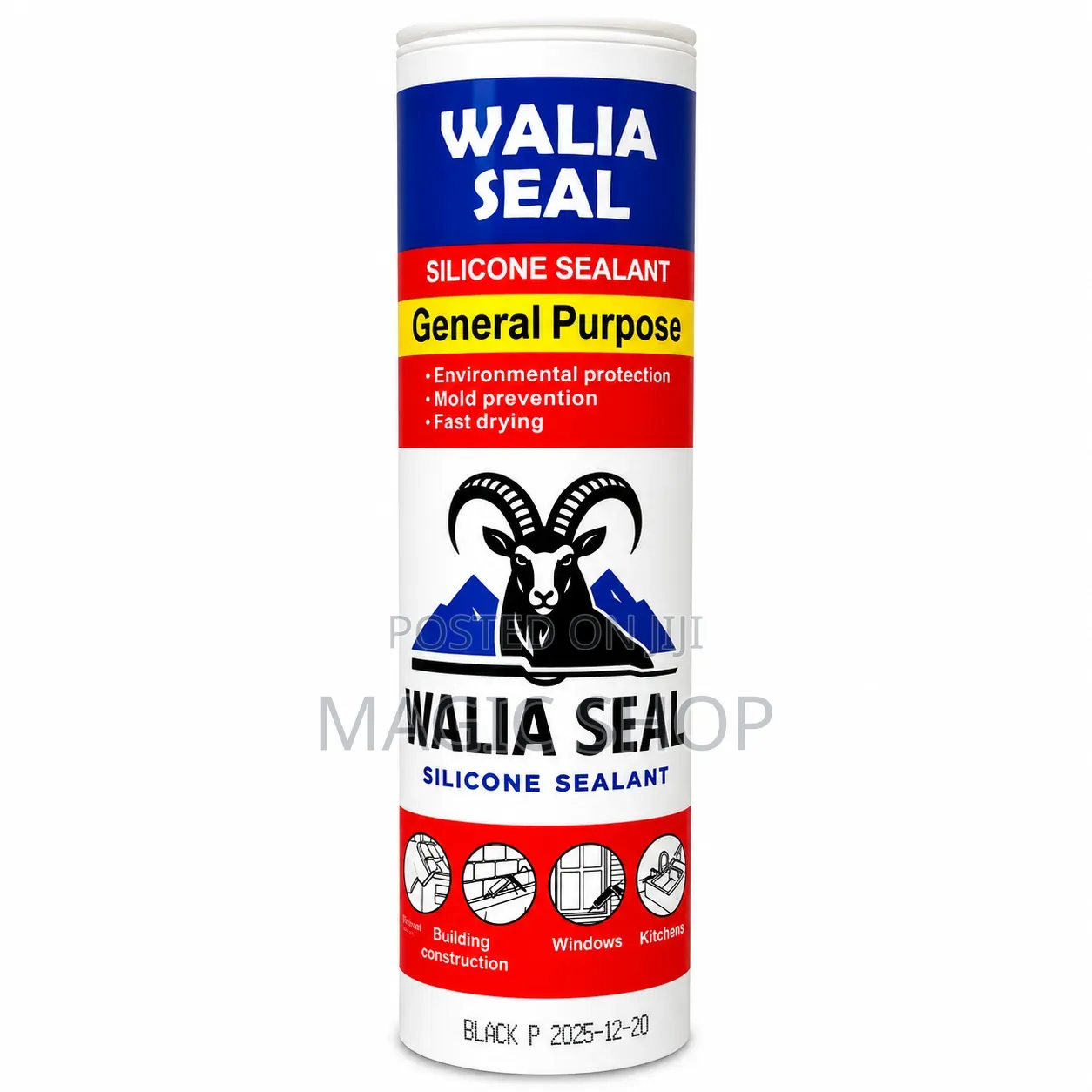 Waliya Silicone Sealant (Postsh) ማጣበቅያ