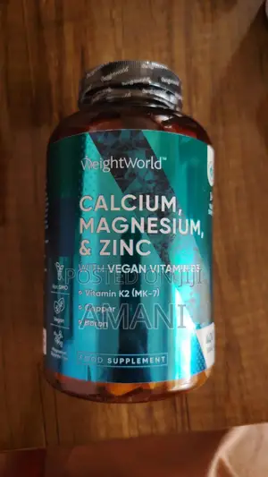 WeightWorld Calcium, Magnesium Zinc With Vitamin D3– UK Imported