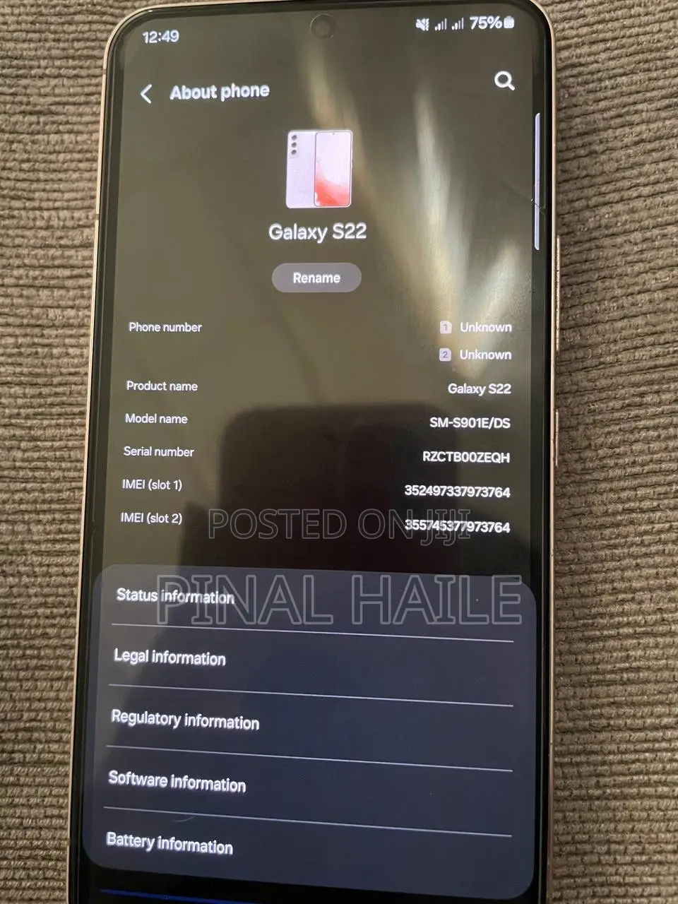 Samsung Galaxy S22 5G 256 GB