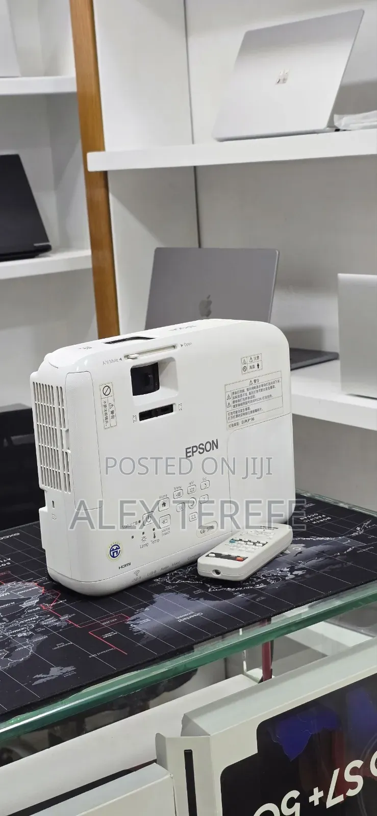 Epson Projector With Remote Model Name: EB-S05