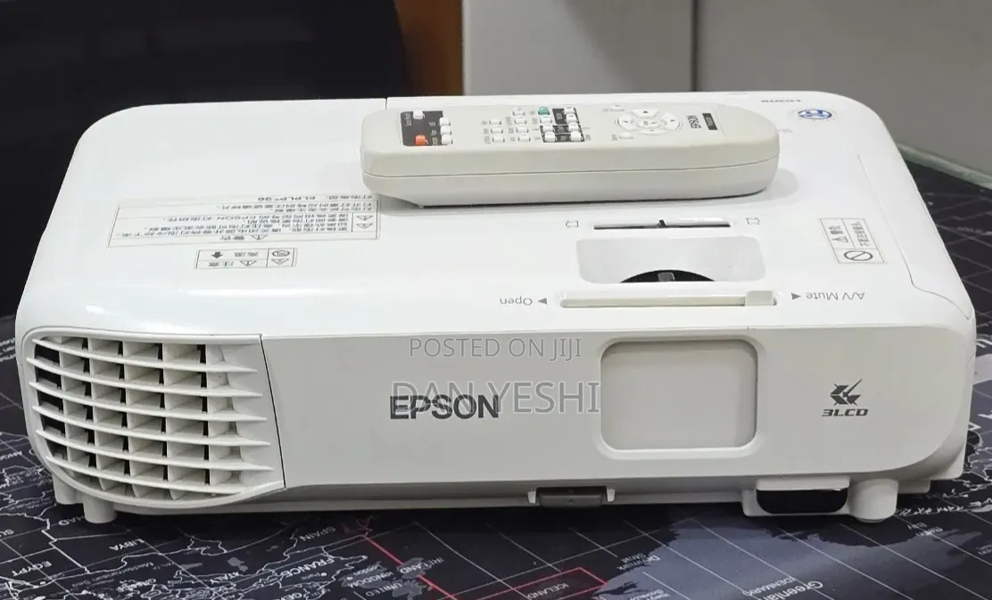 Epson Projector With Remote 
Model Name: EB-S05
Hardware