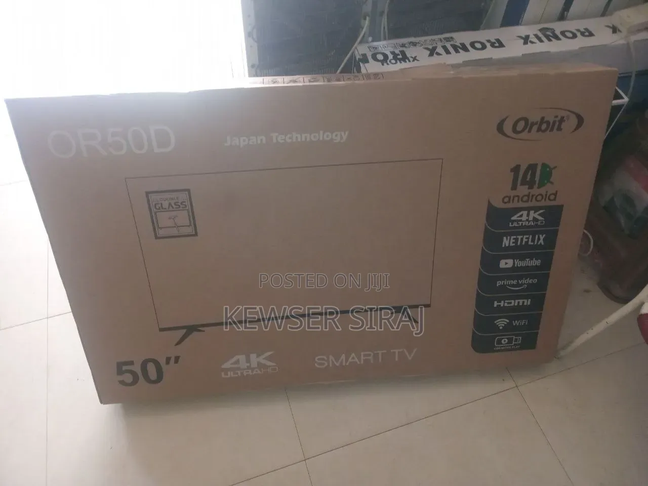 Orbit 50inch TV Qled Smart TV