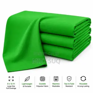 Professional 3mx3m Chromakey Green Screen Backdrop Cloth